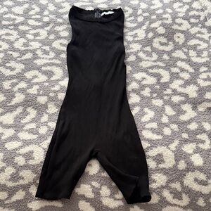 Elegant Black Sleeveless Romper